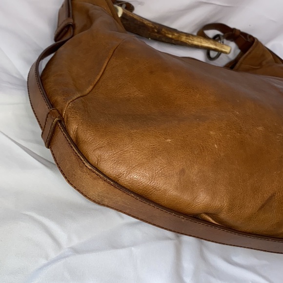 YSL Yves Saint Laurent mombasa brown tusk handle hobo bag - Picture 3 of 16